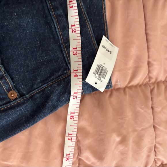 NWT Old Navy Barrel leg dark denim - Picture 6 of 7